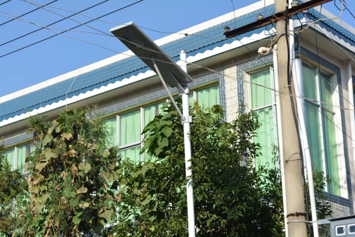  Integrated solar led street lamp case 