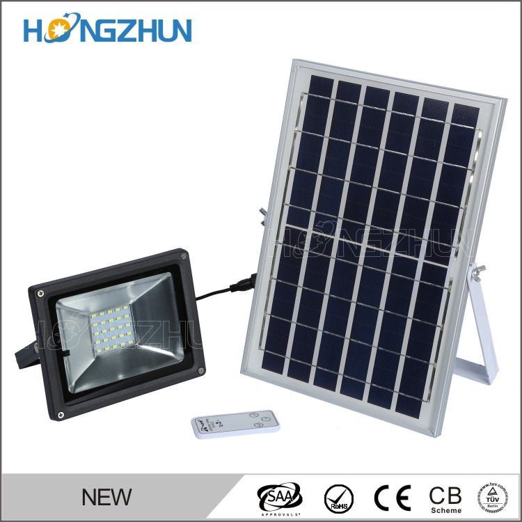 waterproof ip65 smd3030  10w solar led flood light