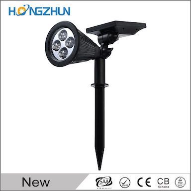 2w Ip65 spike underground exterior solar garder lighting led light fixtures