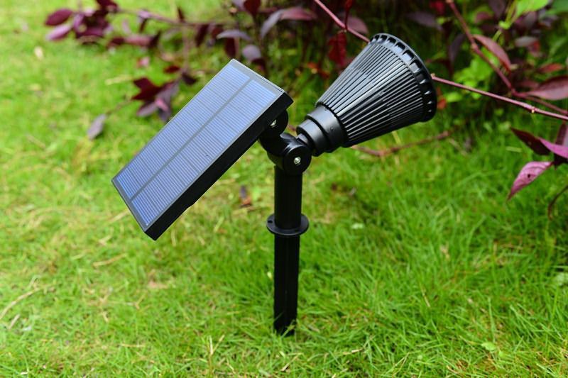 2w solar panel underground garden light