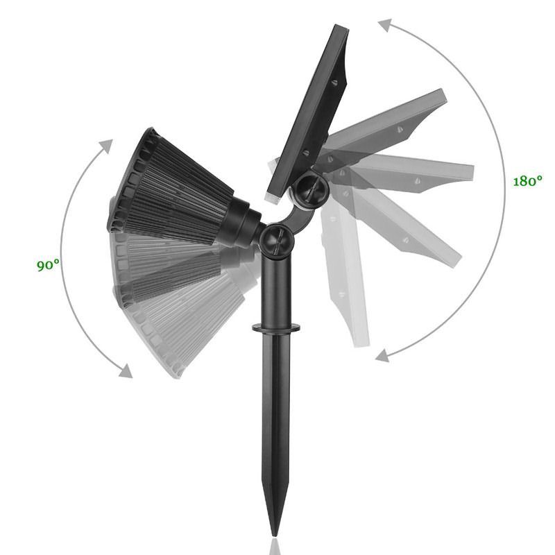 adjustable 180 degree solar lighting factory