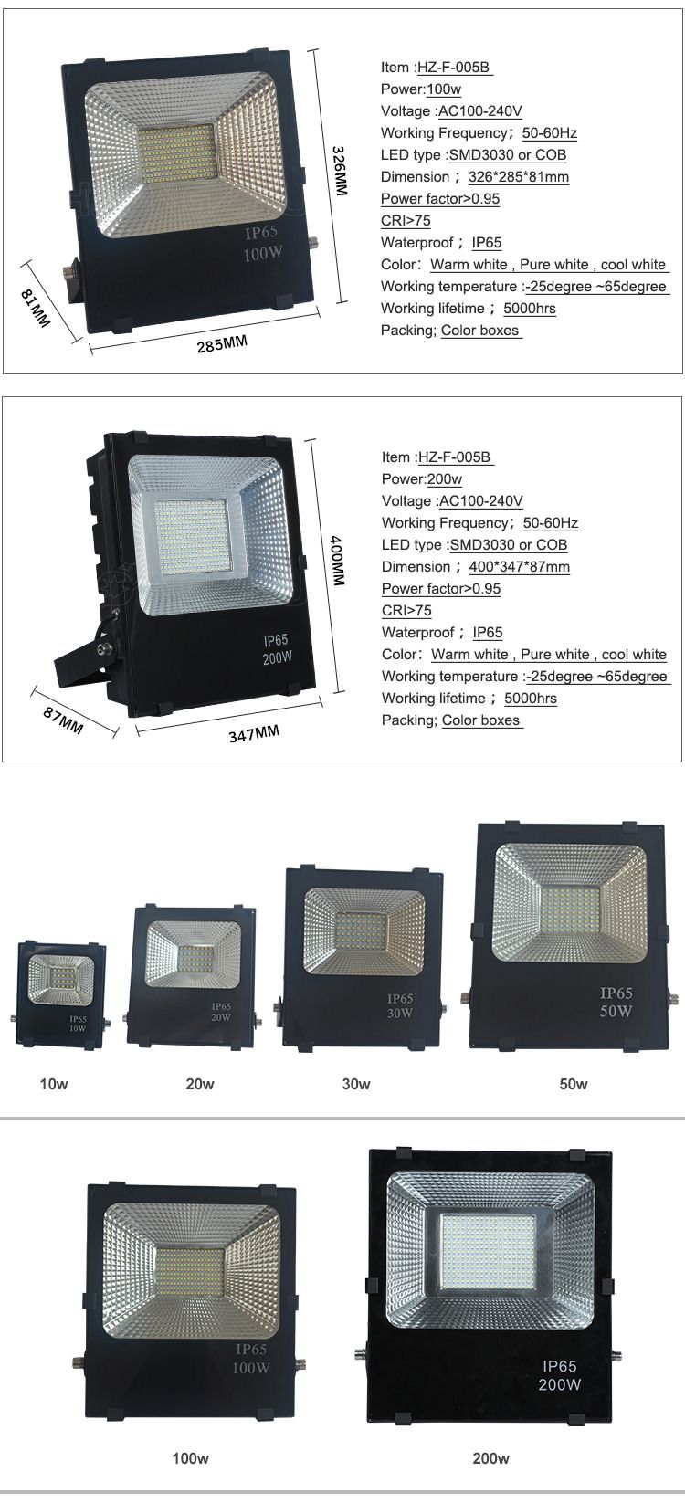 outdoor led floodlight 