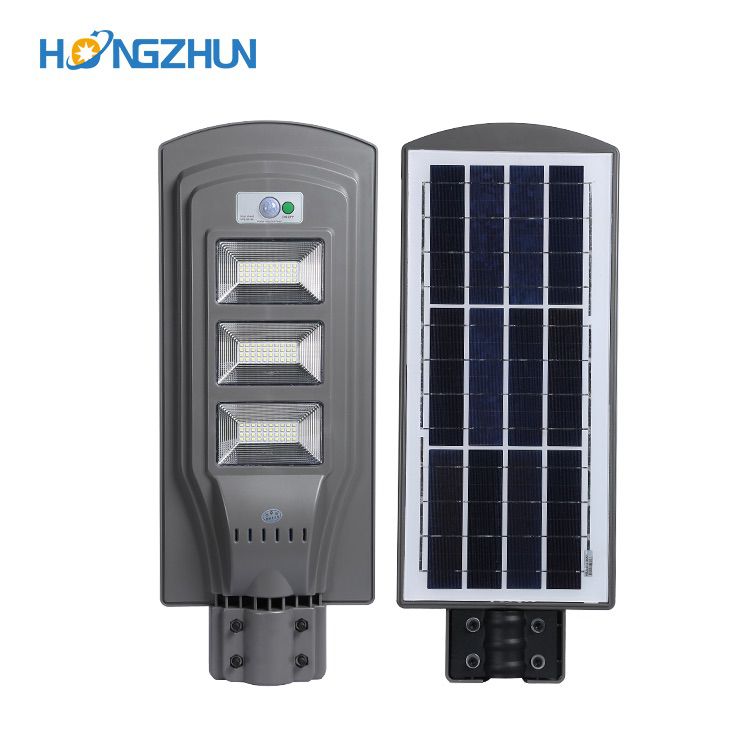 ABS plastic solar energy street lights 60w hot sell LED lamps with solar panel