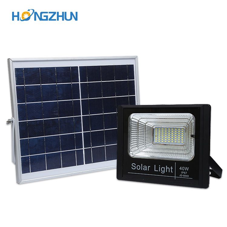 Solar panel Solar system light fixture 25w 40w flood led lights for home