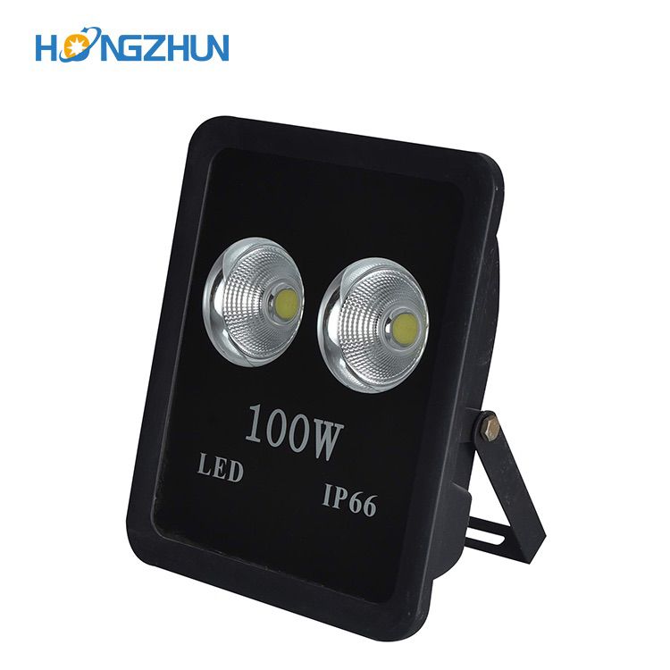 waterproof IP66 high power aluminum alloy black housing led flood light for sports lighting