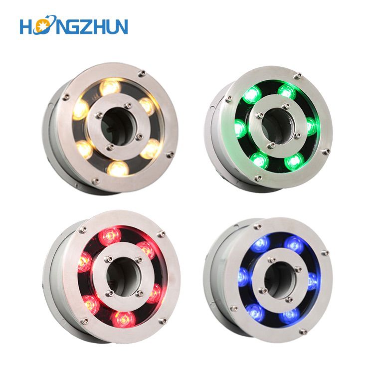 Hot Sale Led fountain light 6w 9w 12w 18w Led Pool Light Free AC12V AC24V Underwater Lights Fountains Waterproof Ip68