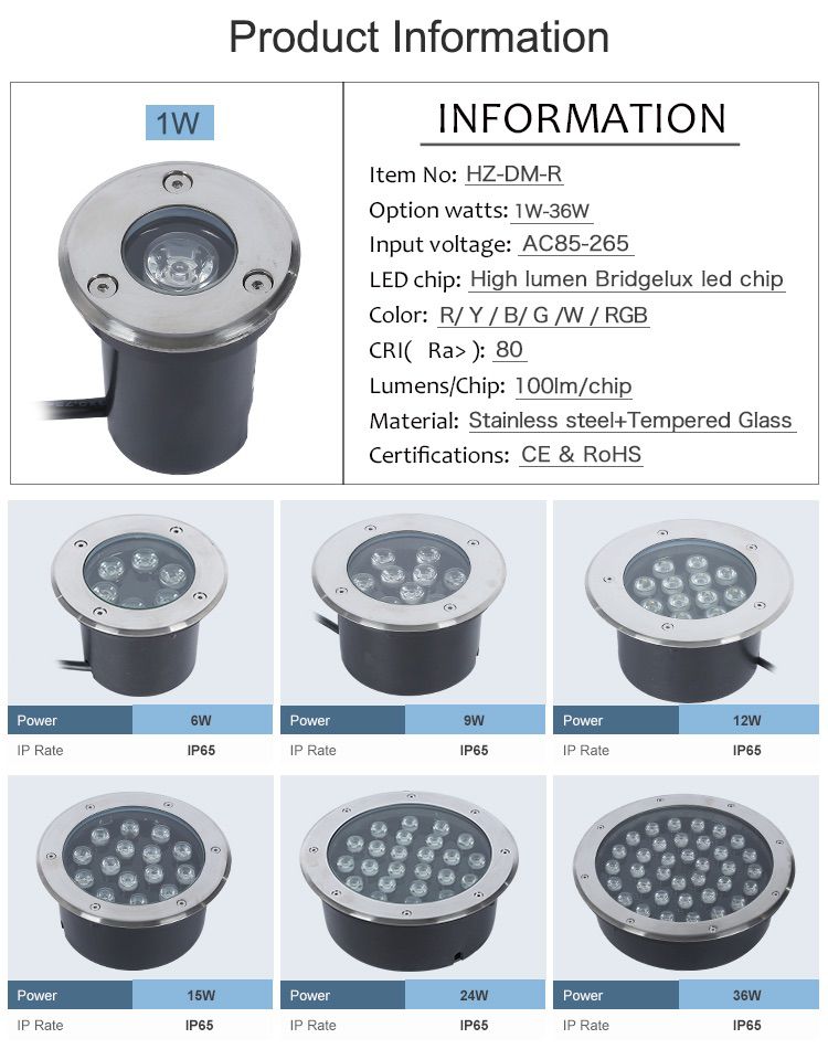 led underground light