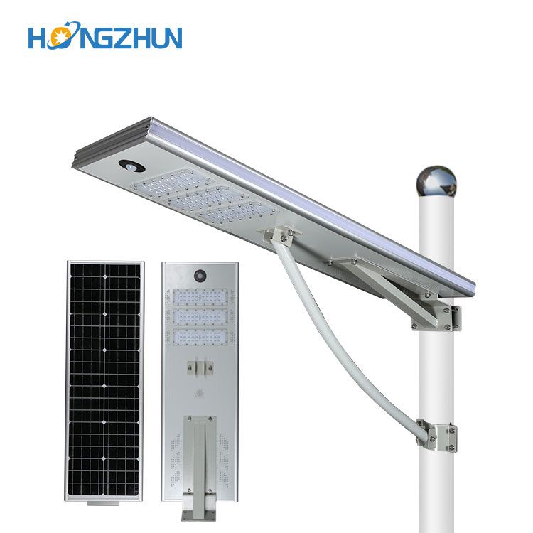 New type IP 66 waterproof all in one solar street light aluminum material motion sendor