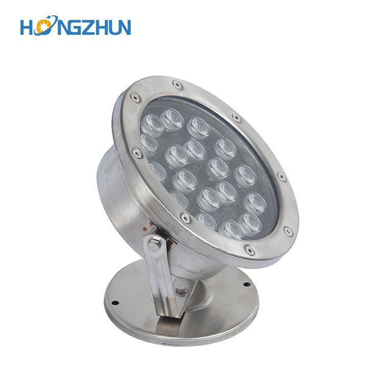 Hot sale fountain decoration ip68 stainless steel 304 outdoor waterproof 9w 12w 15w 18w led underwater light