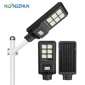 Outdoor ip65 waterproof 60 120 180 w all in one integrated solar power street lamp