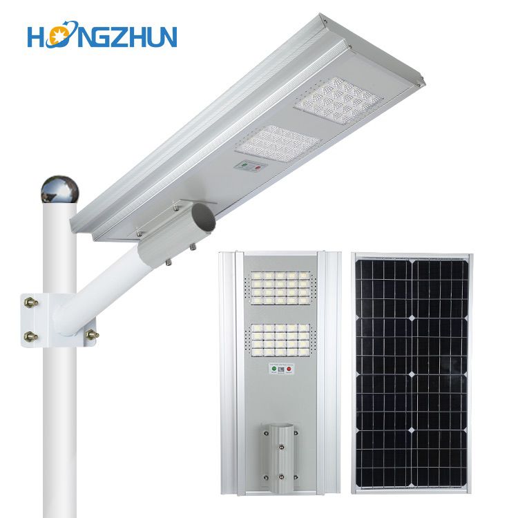 all in one solar street light 100watts led street light high lumen best quality