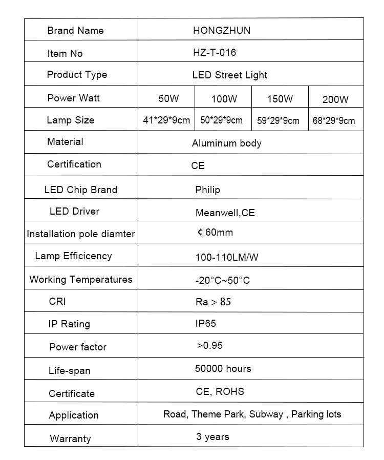 2 street light led waterproof   