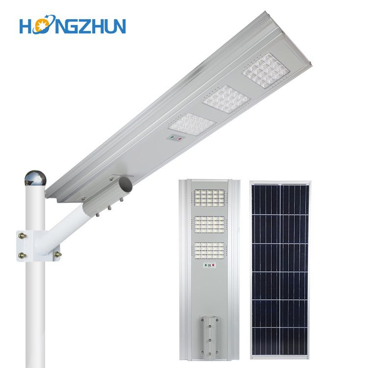 150W all in one solar street light high lumen good quality with motion sensor