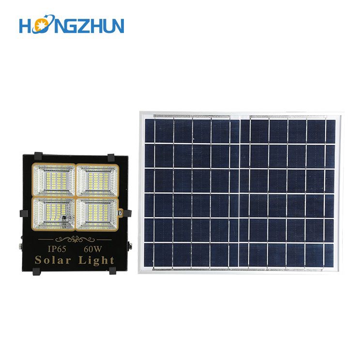 Solar energy system manufacturer 60W modern outdoor IP67 high brightness led solar flood lights