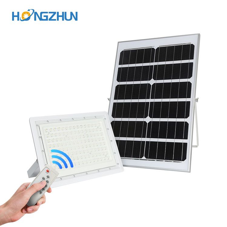 Solar security light with motion sensor hot sale smd Warm White outdoor ip65 200w solar led floodlight price 
