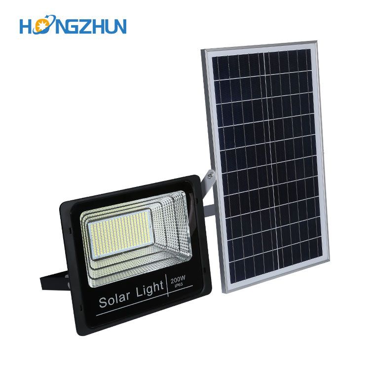 Solar motion sensor light  solar led flood light outdoor high lumen tennis court bridgelux smd ip65 outdoor waterproof 200 watt