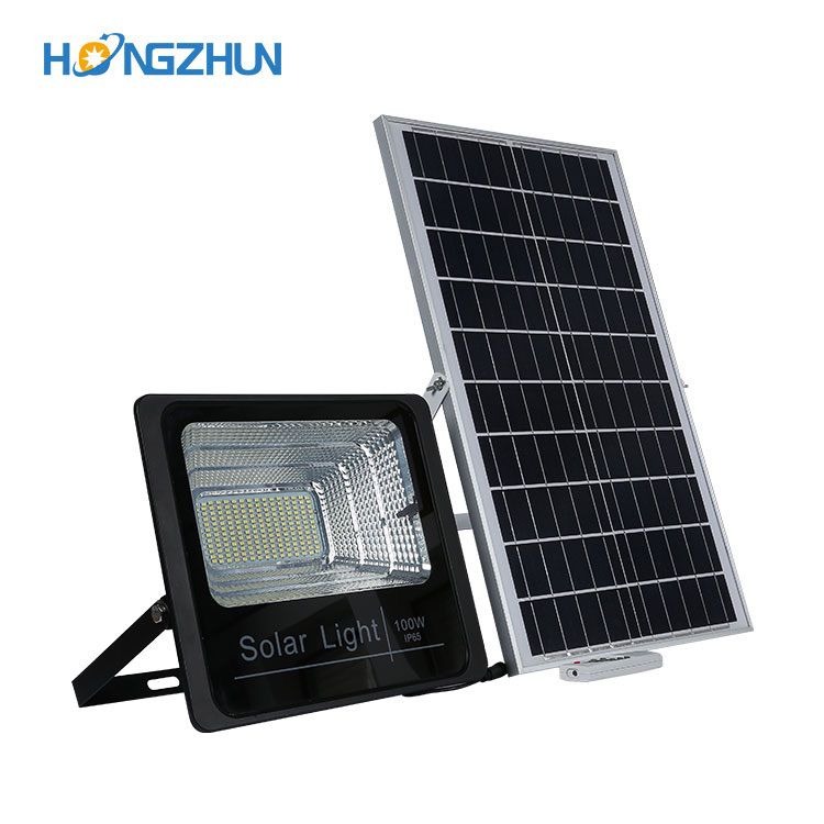 Solar lights outdoor motion sensor high quality ip67 waterproof smd 100w solar led flood light 