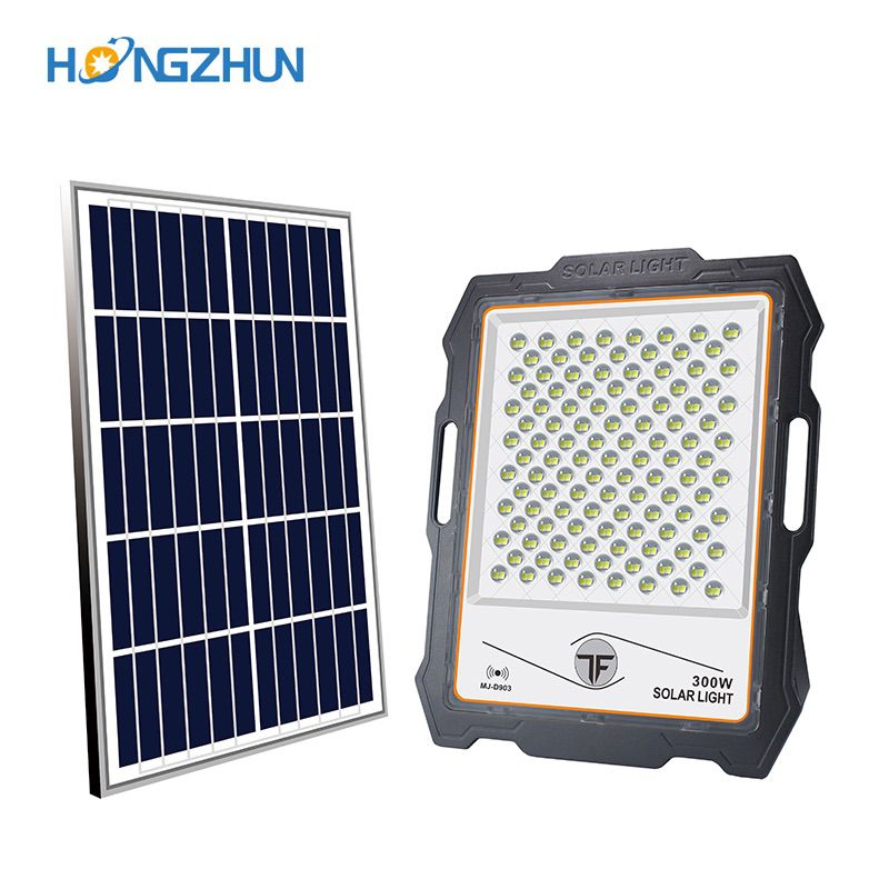 High power high brightness outdoor ip65 50w 100w solar led flood light dusk to dawn solar light