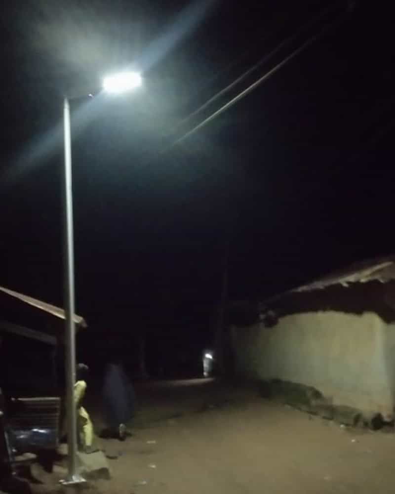 150w solar street light to Nigeria