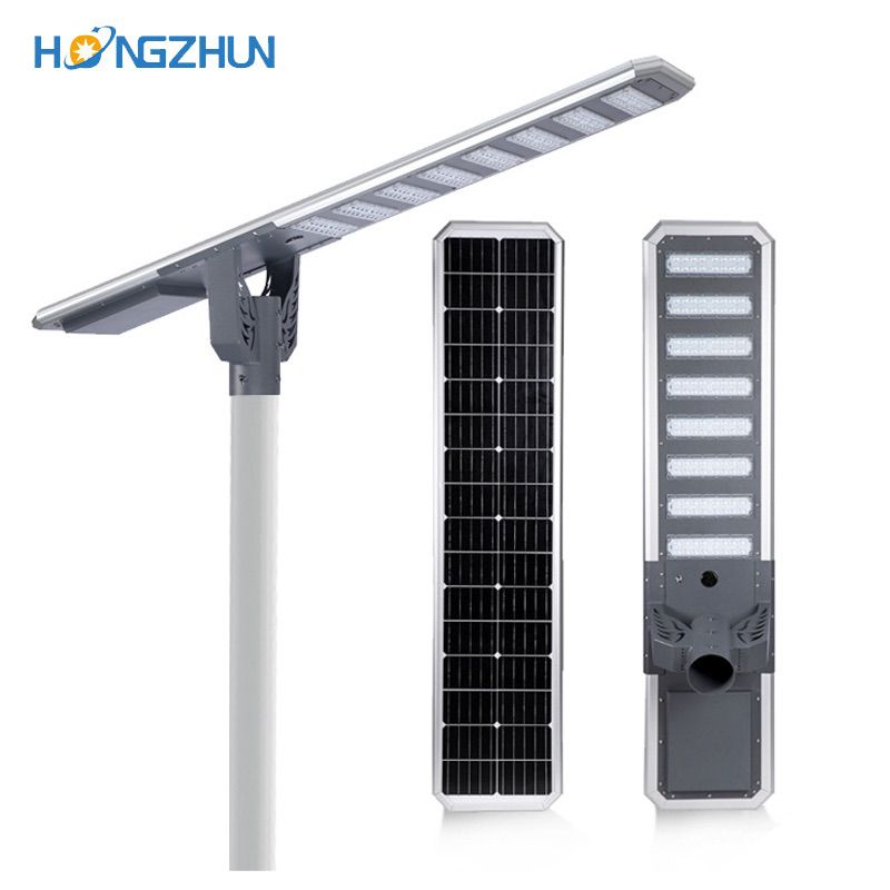 Smart motion sensor outdoor waterproof IP65 integrated all in one led solar street light 80W