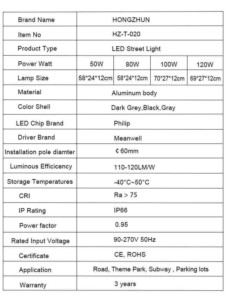 2-120w street light