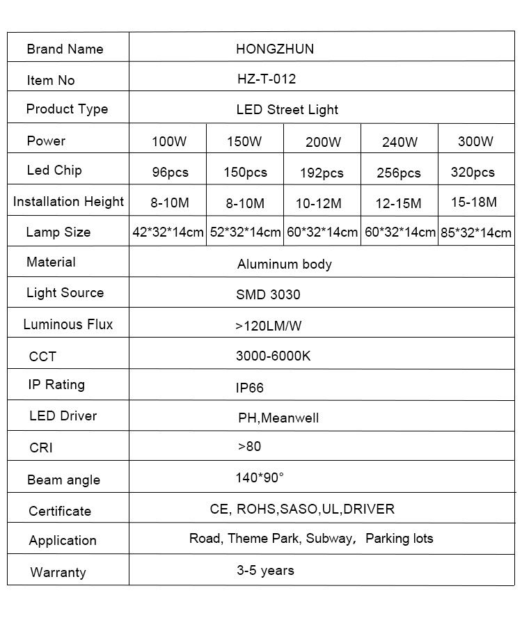 2-300w street light