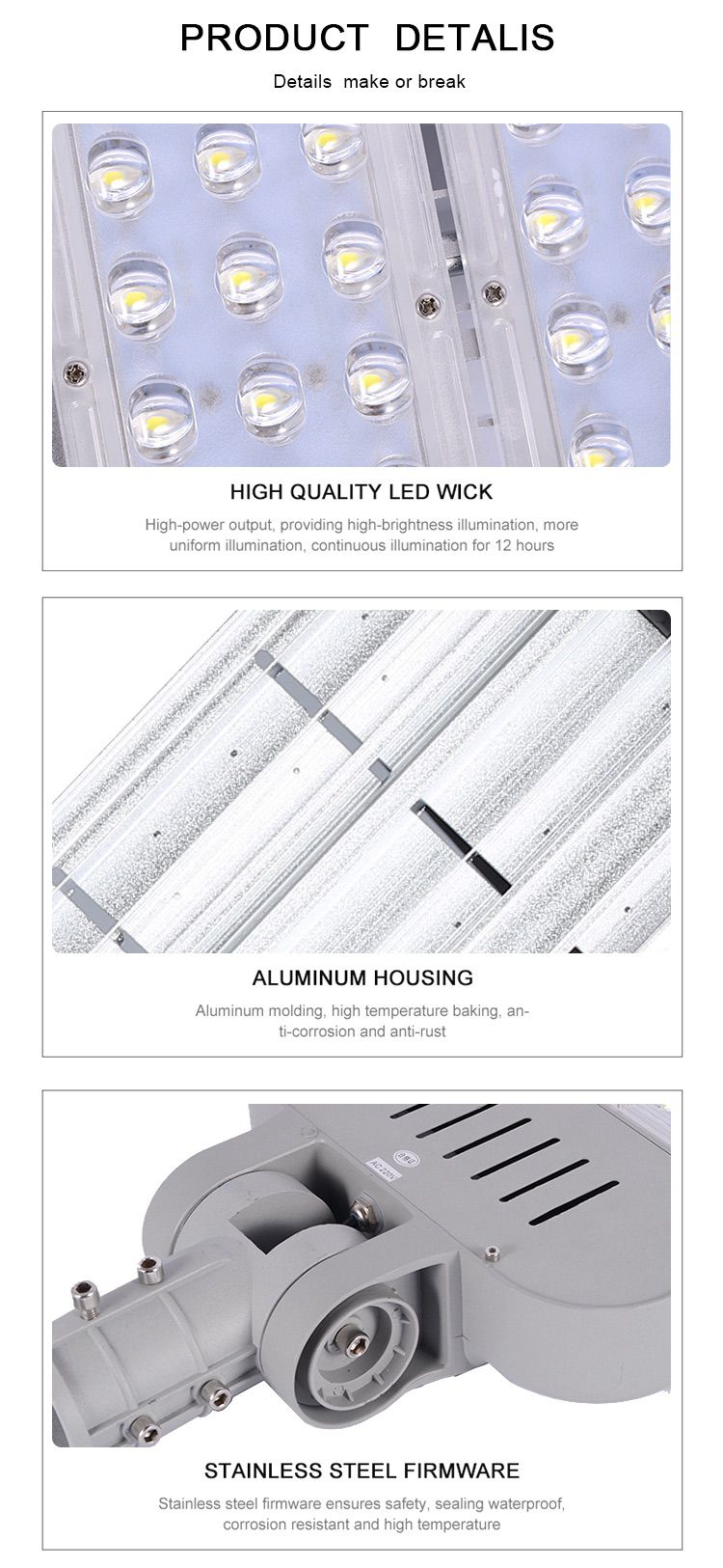 7-led street light outdoor lighting