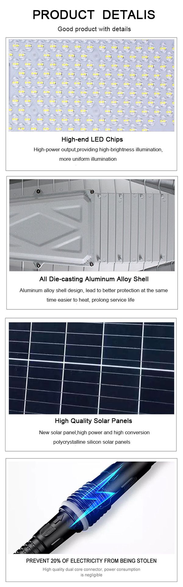 7-chinese split solar led street lights