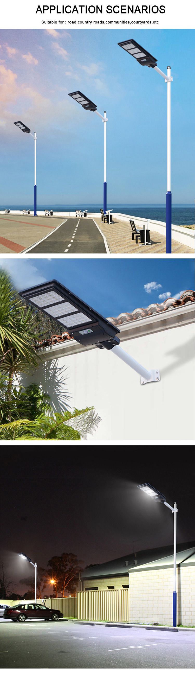 9-150w solar street light