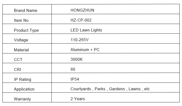 2-hot sell IP54 outdoor lawn lamp