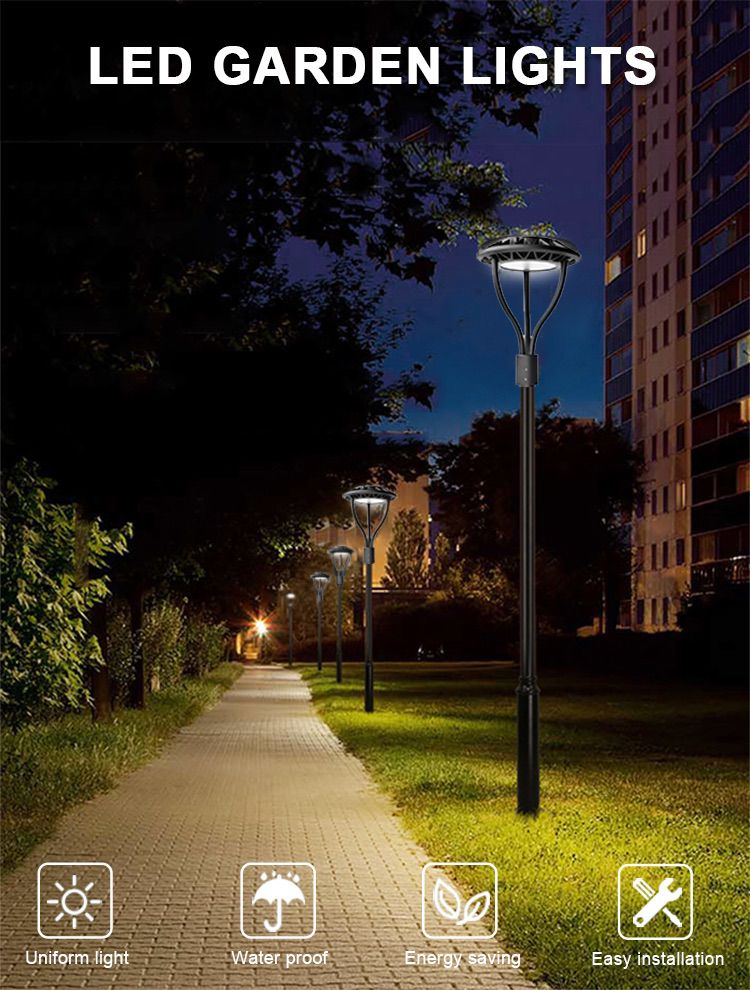 3-aluninum garden street light