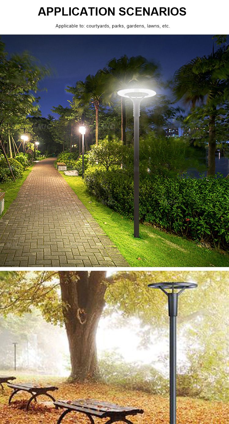 8-warranty 2 years led courtyard light