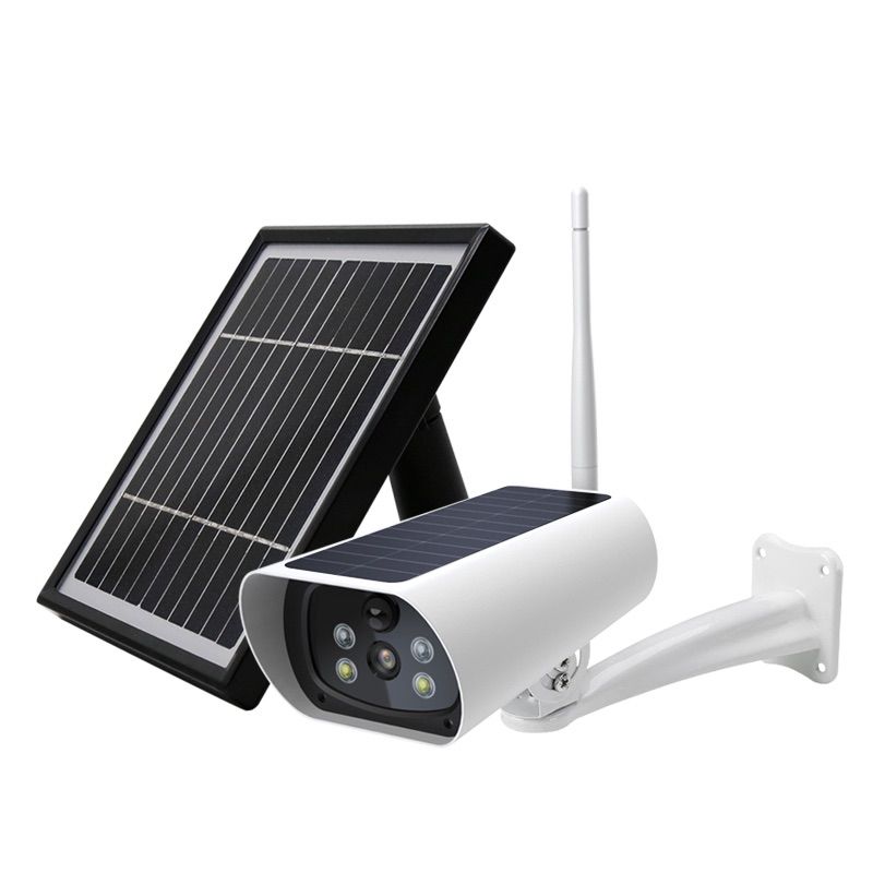 Solar cctv Camera Outdoor with WiFi/AP Mode Motion Detection Wireless 120° Camera 1080P Color Night Vision