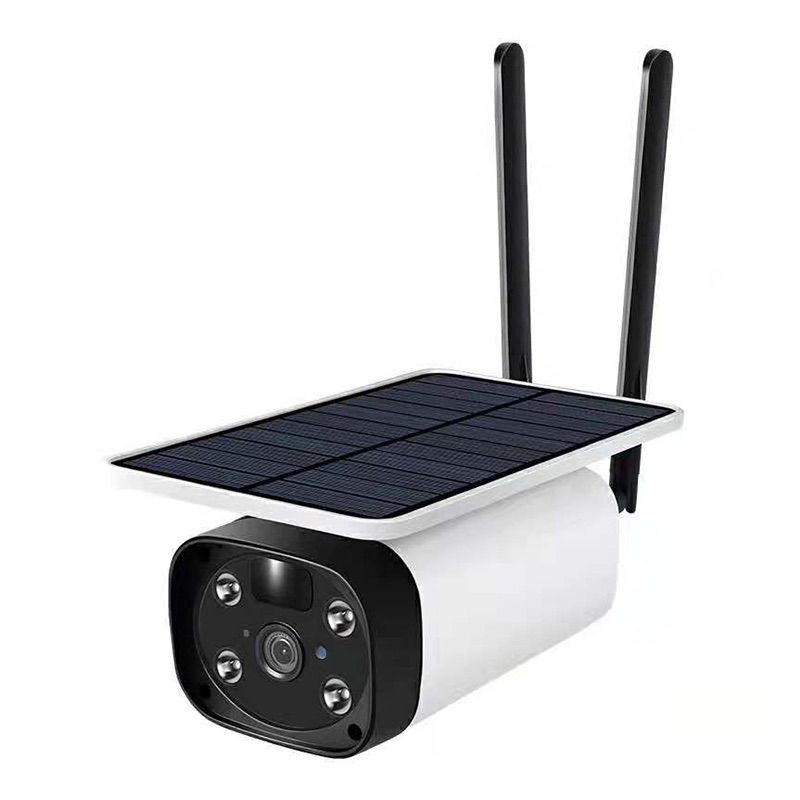 Adjustable Multi-Angle Lens Solar Camera With Colorful Night Vision & True 1080p HD