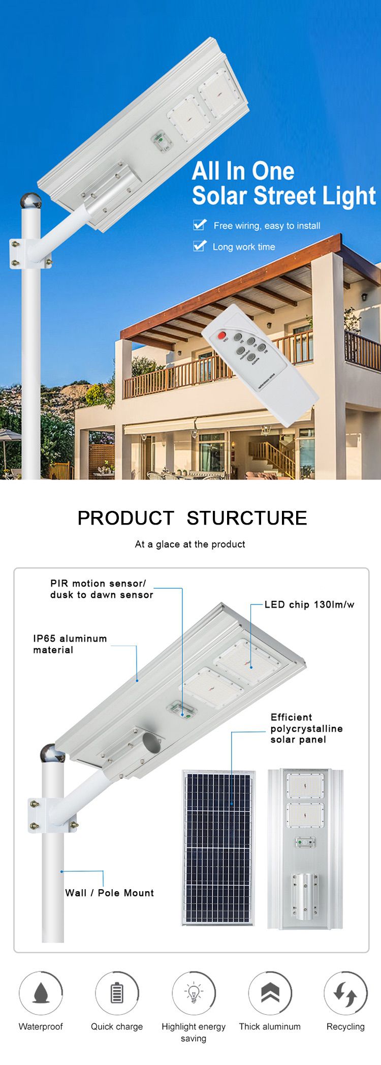 3-outdoor led solar sreet lights