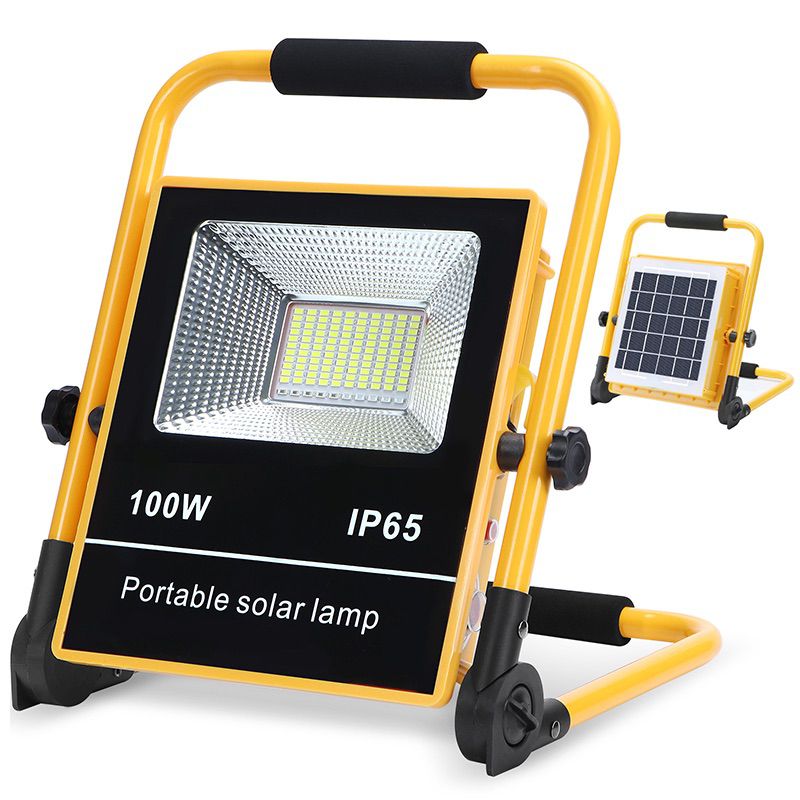 House portable Solar led outdoor lights high lumen  IP65 waterproof outdoor 150 w solar led flood light