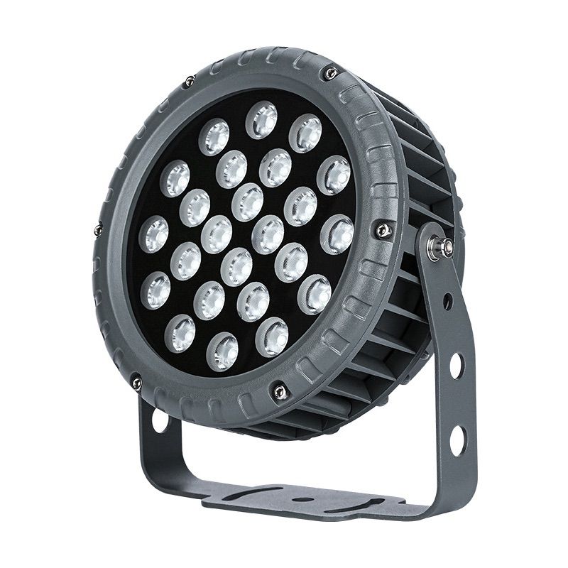 High-brightness round led flood light outdoor landscape lighting spotlight