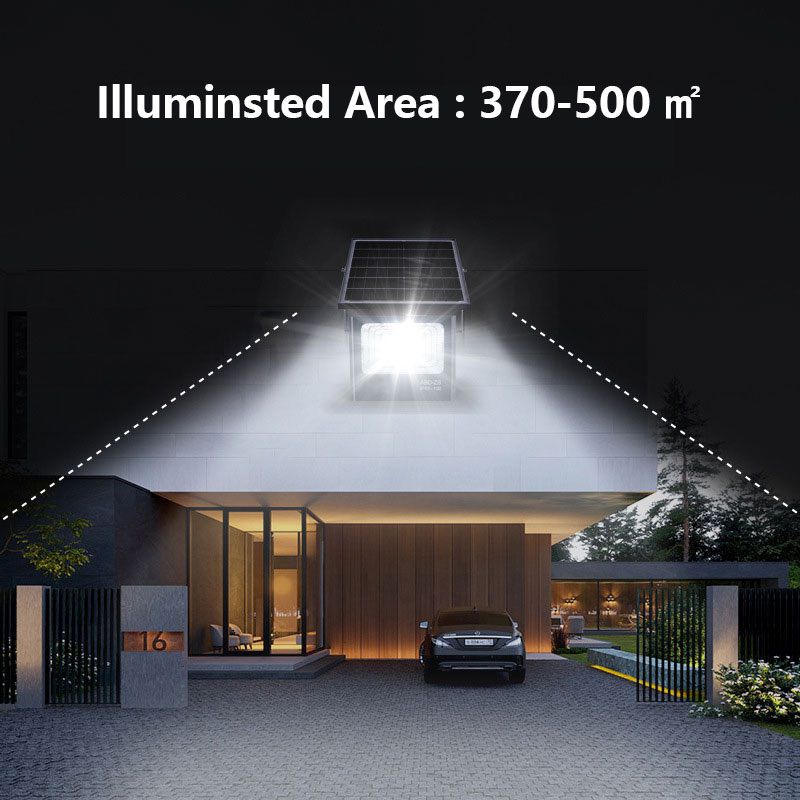 Solar lamp household outdoor courtyard lamp new rural street lamp LED high power 1000W projection lamp super bright