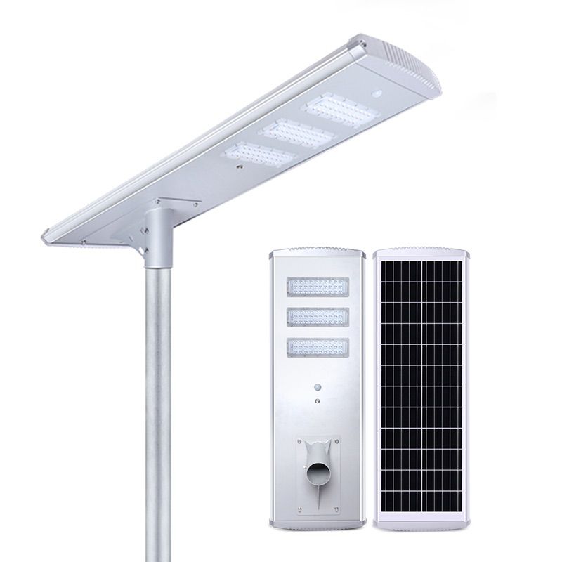 solar street light suppliers high lumen Aluminum SMD waterproof ip65 150w integrated all in one solar led street light