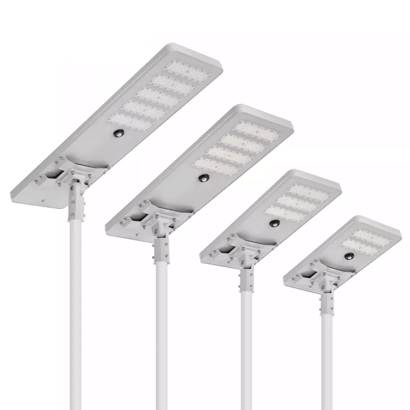 Outdoor Solar Street Light Aluminum All In One Waterproof  Outdoor IP65 100W 150W 200W 250W LED Solar Street Light