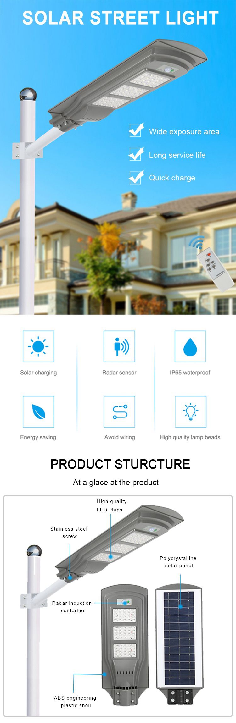 3-solar road light