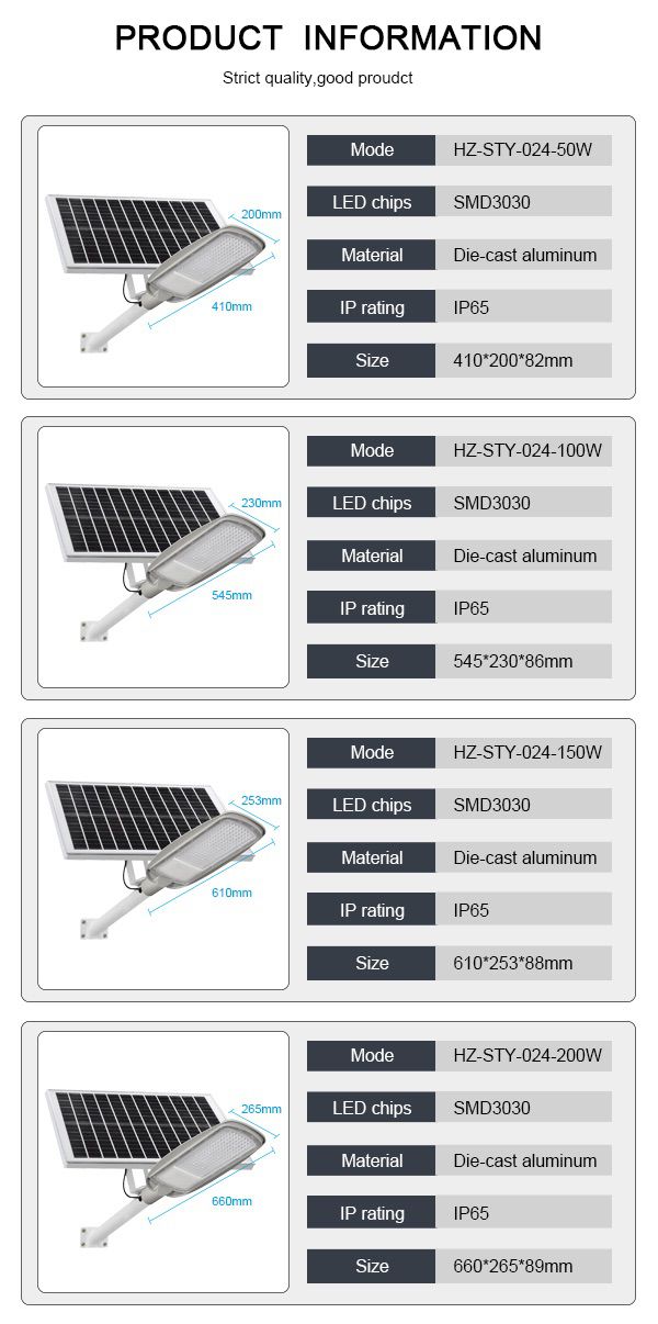 5-aluminum split led solar street light