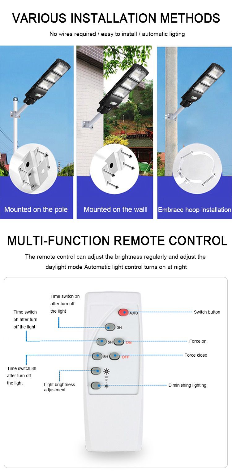 7-solar street light with motion sensor