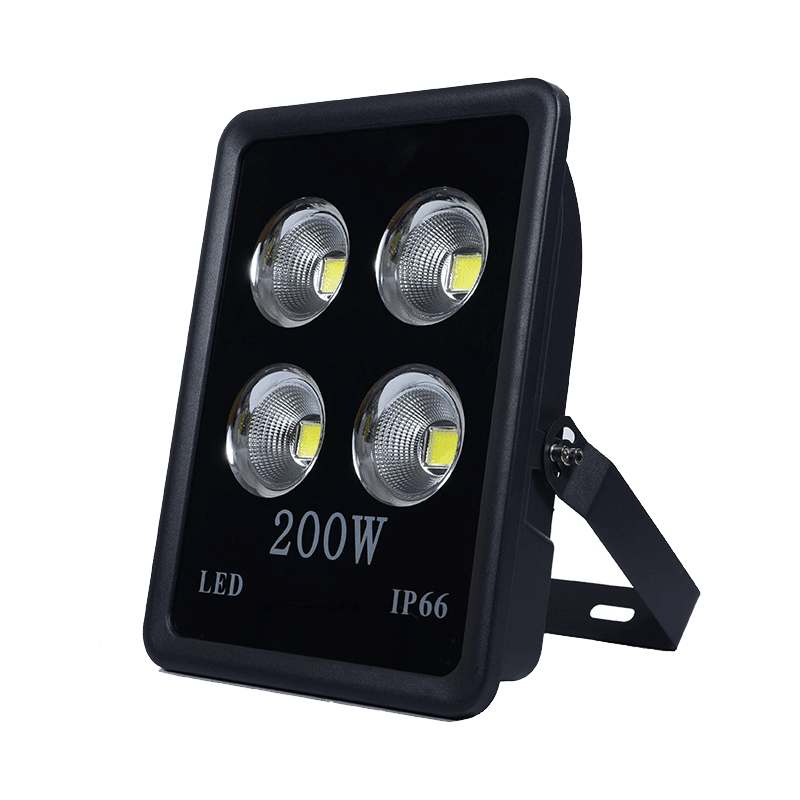 Super Bright Black Street Lighting Fixture 150W 200W 300W 400W LED Outdoor Flood Light