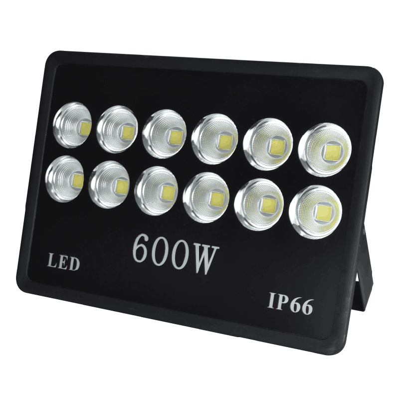 Super Bright Black Street Lighting Fixture 150W 200W 300W 400W LED Outdoor Flood Light