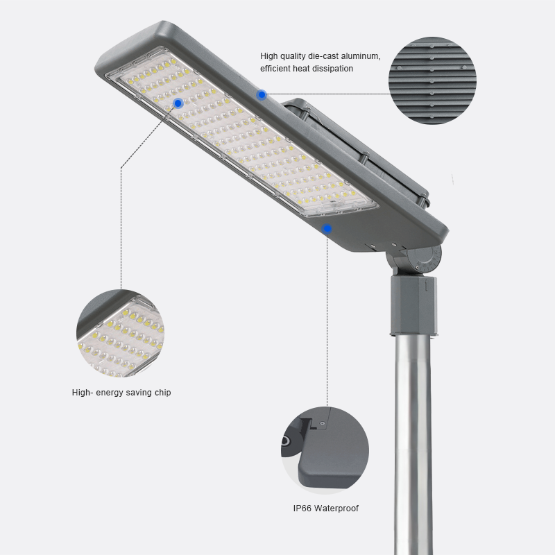 Aluminium LED Road Light 50w 100w 150w 200w  300w IP65 Waterproof 3 Years Warranty Outdoor Lighting AC LED Street Lights