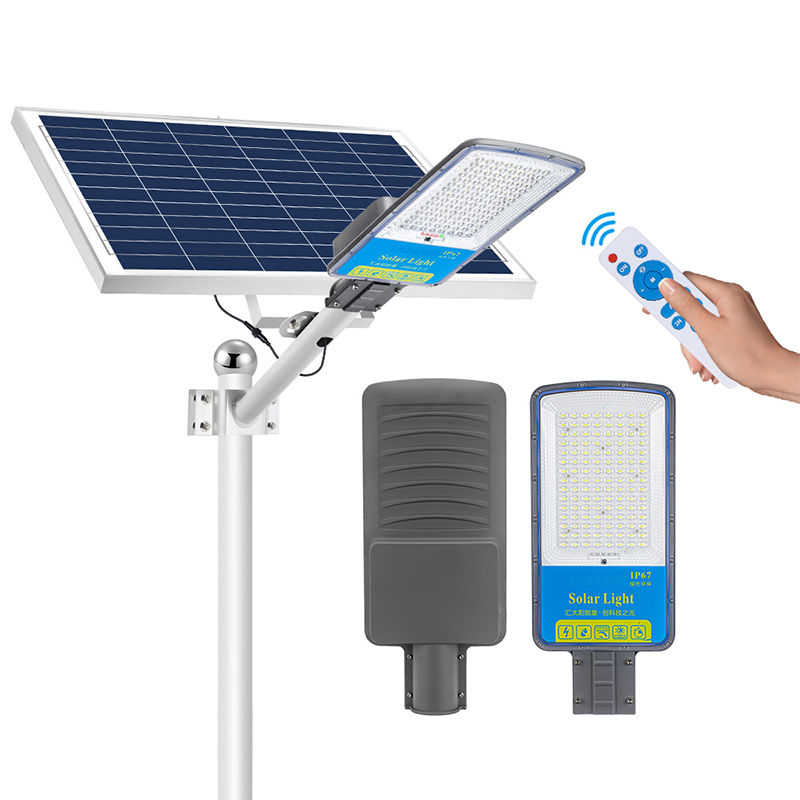 100w 200w 400w solar lights dusk to dawn working solar street light