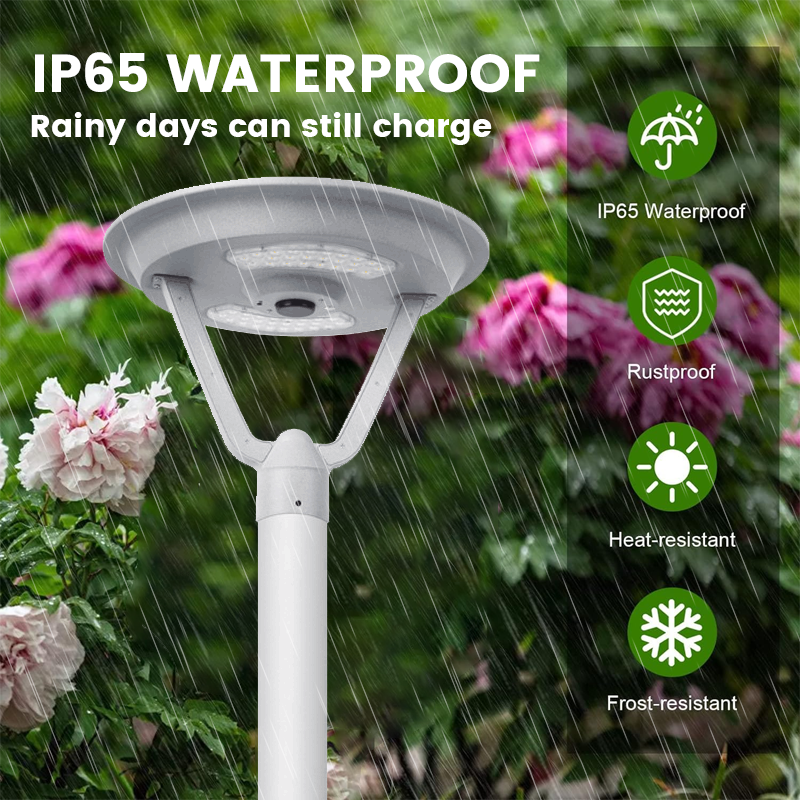 IP65 Waterproof Outdoor UFO Solar Lamp ABS Decorative LED Street Light with Motion Sensor 10W 20W 50W 80W Garden Solar Lights