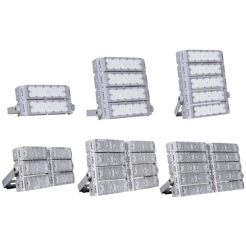 100W-600W LED Flood Light for Sports Stadium Outdoor Court Waterproof IP65 Adjustable Lighting Angle Premium LED Flood Lights