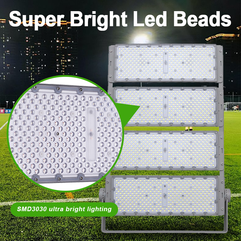 High Brightness Waterproof IP65 Outdoor Tunnel Sport Stadium Warehouse Aluminum 200w 400w 600w 800w 1000w 1200w Led Flood Light